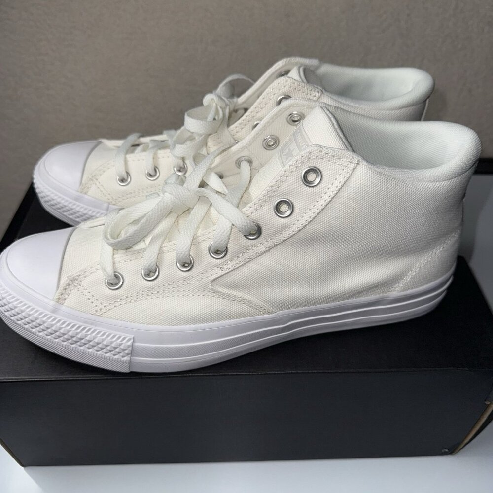 Converse CTAS Malden Street Mid Top Shoes Vintage White Sneakers Men’s Size 11 - Picture 3 of 9